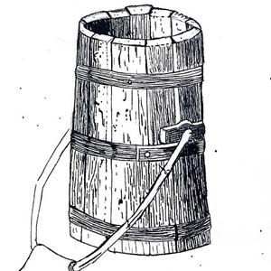 Bucket Pen and Ink Drawing