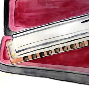 Harmonica Painting