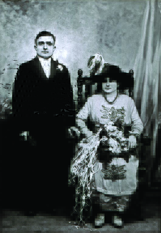 Wedding Photo Colorization, original photograph