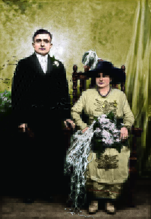 Wedding Photo Colorization, restored
